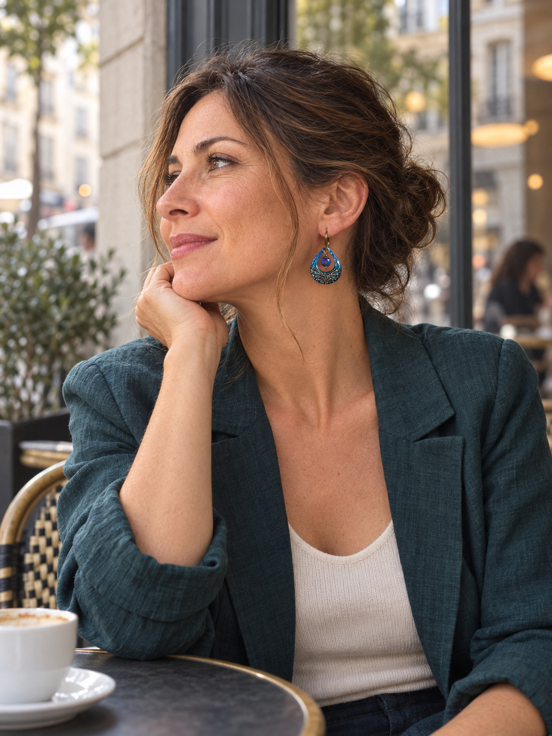 Plume de paon - Marie Bizette - mannequin 2