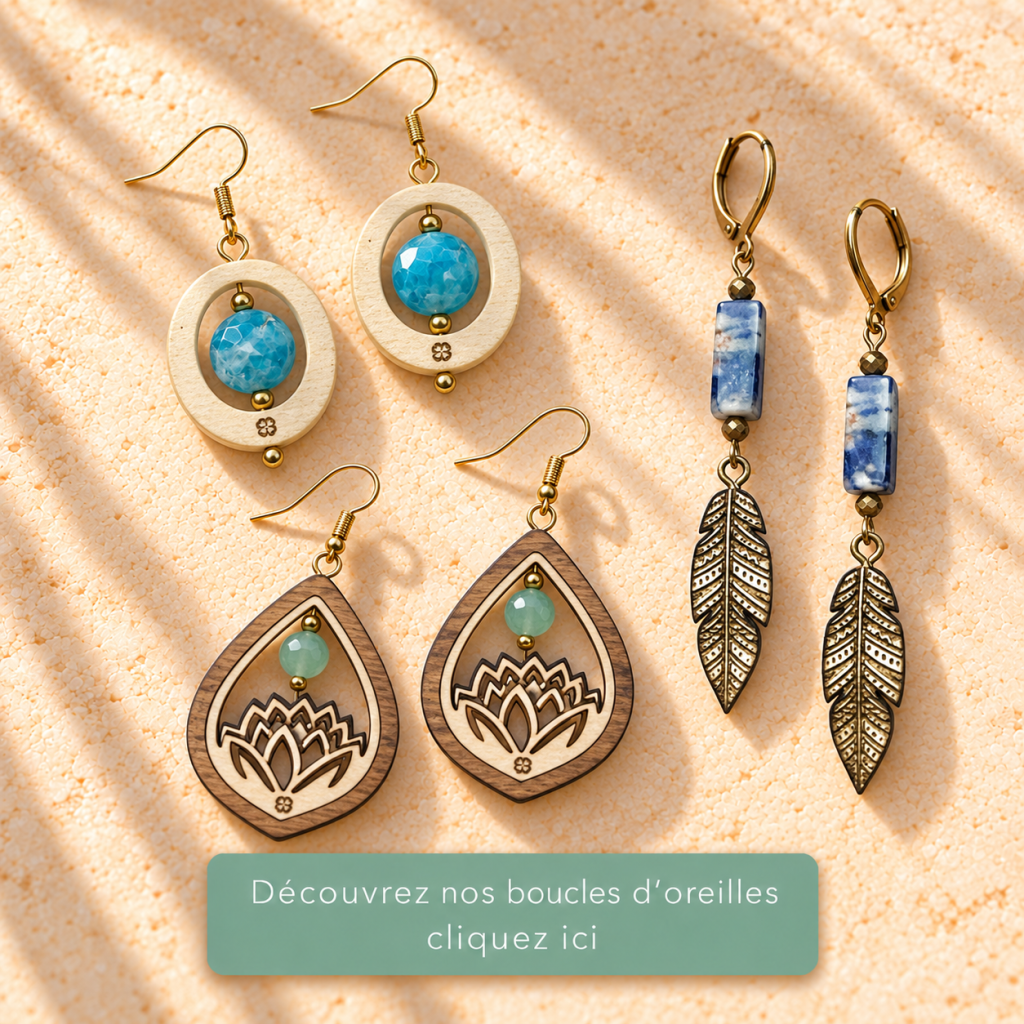 Trois paires, trois inspirations naturelles